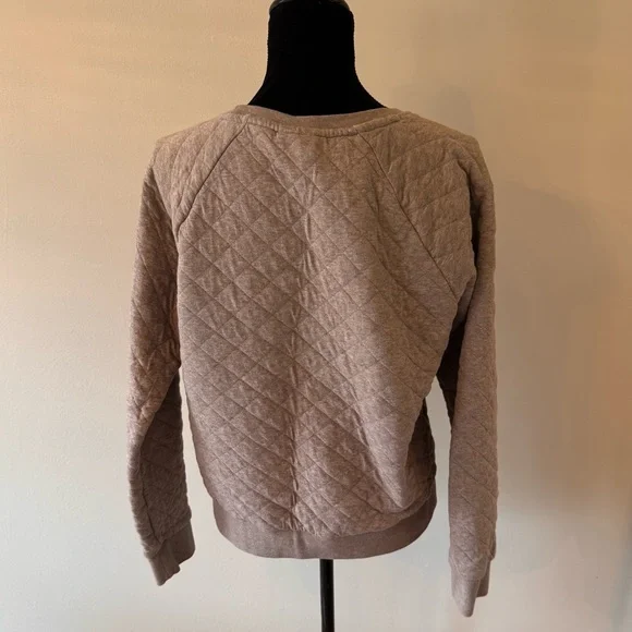 Patagonia Quilted Long Sleeve Shirt Women’s Large Light Brown - Picture 2 of 9